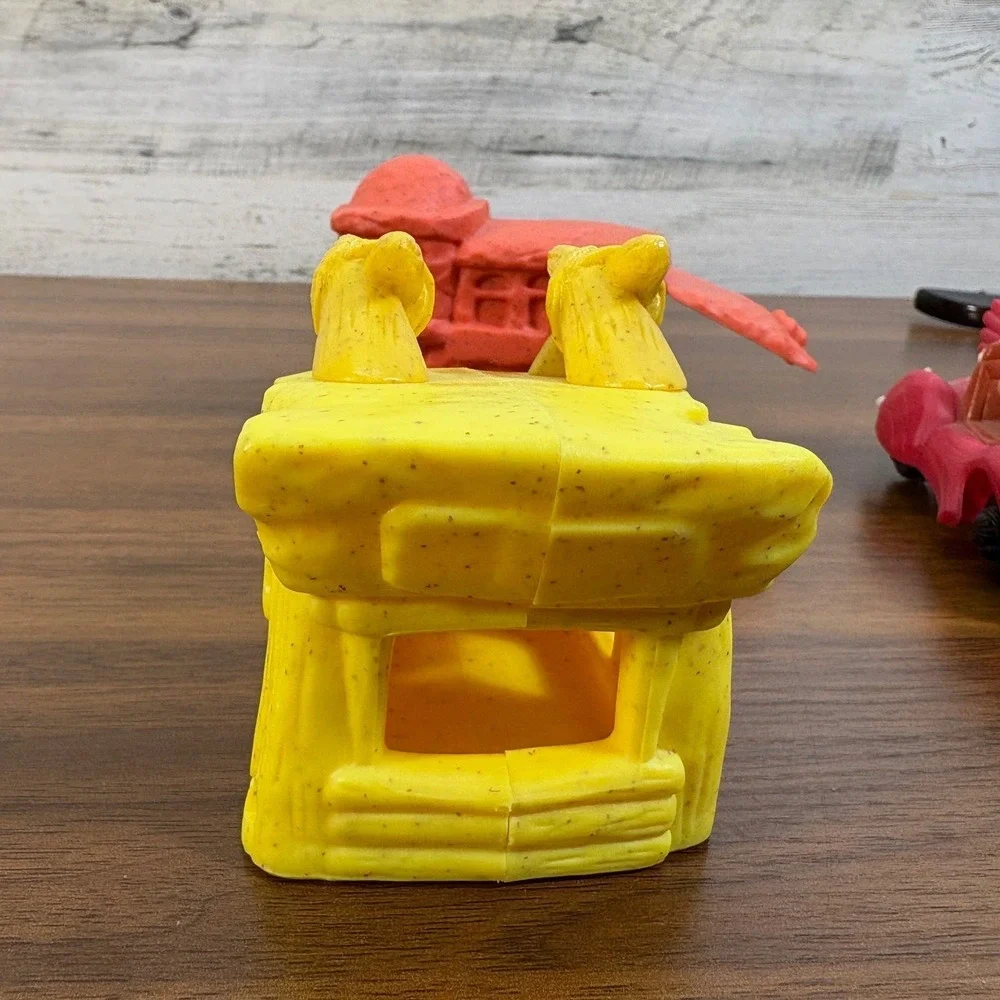 Vintage 1993 McDonald's Flintstones Happy Meal‎ Toys Complete Set Of 5